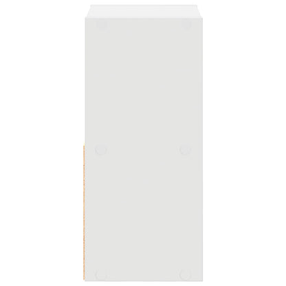 Bedside Table 2 pcs White 25.5 x 22 x 49.5 cm Engineered Wood