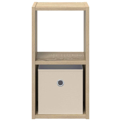 Bedside Table with Drawer 2 pcs Sonoma Oak 25.5 x 22 x 49.5 cm