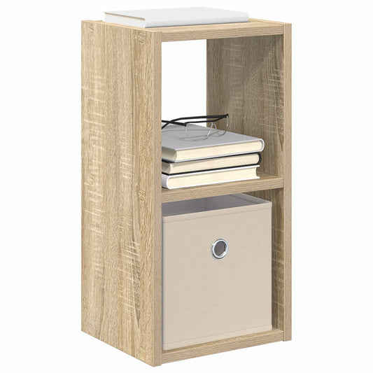 Bedside Table with Drawer 2 pcs Sonoma Oak 25.5 x 22 x 49.5 cm