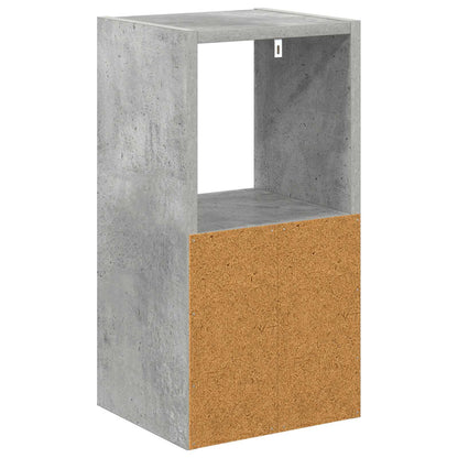 Bedside Table Concrete Grey 25.5 x 22 x 49.5 cm Engineered Wood