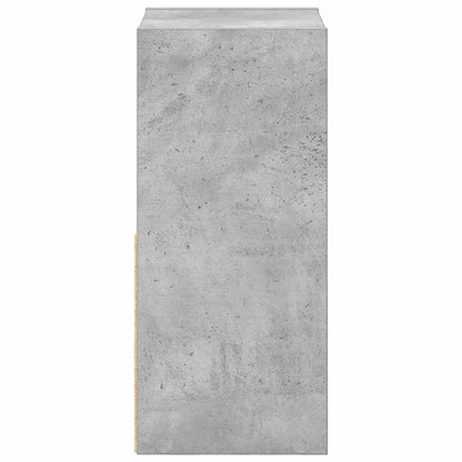 Bedside Table 2 pcs Concrete Grey 25.5 x 22 x 49.5 cm