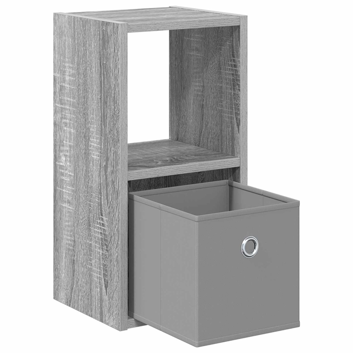 Bedside Table Grey Sonoma 25.5 x 22 x 49.5 cm Engineered Wood