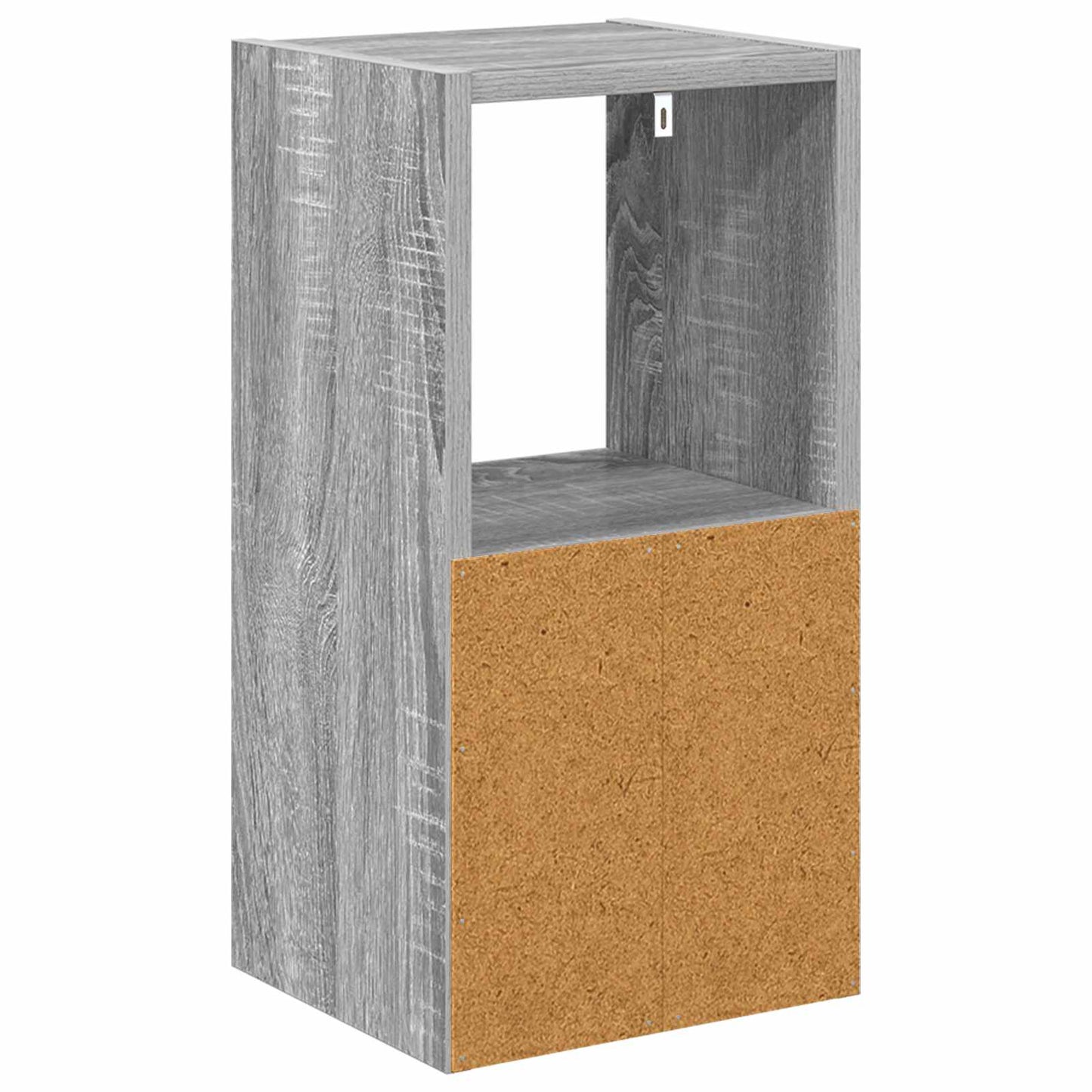 Bedside Table Grey Sonoma 25.5 x 22 x 49.5 cm Engineered Wood