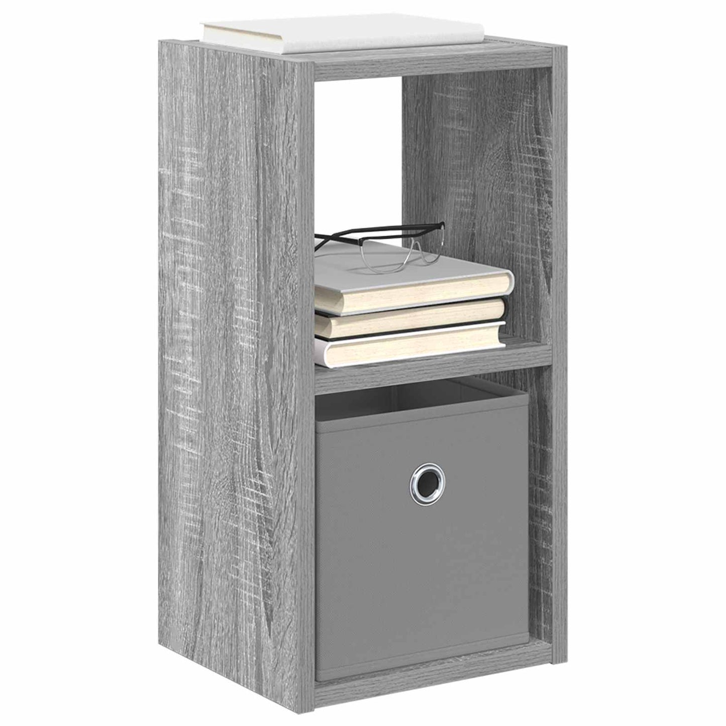 Bedside Table Grey Sonoma 25.5 x 22 x 49.5 cm Engineered Wood