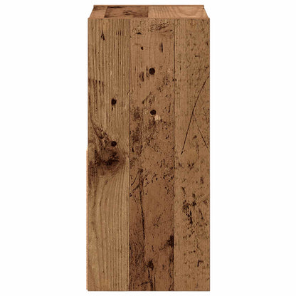 Bedside Table Old Wood 25.5 x 22 x 49.5 cm Engineered Wood