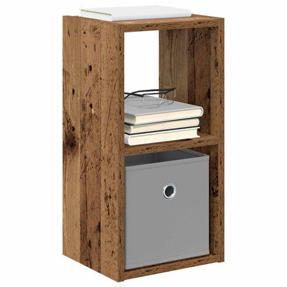 Bedside Table with Drawer 2 pcs Old Wood 25.5 x 22 x 49.5 cm