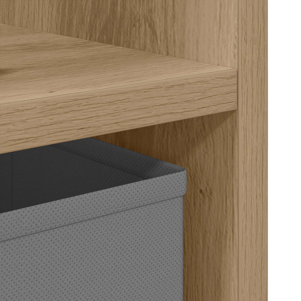 Bedside Table Artisan Oak 25.5 x 22 x 49.5 cm Engineered Wood
