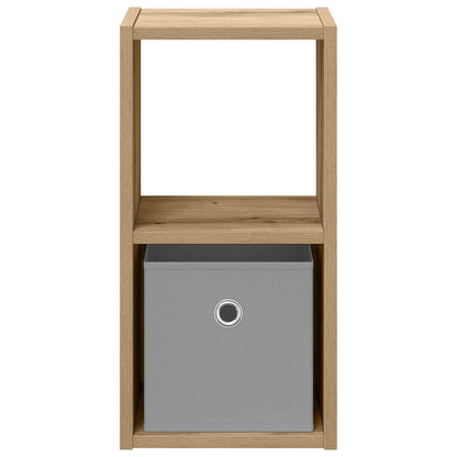 Bedside Table with Drawer 2 pcs Artisan Oak 25.5 x 22 x 49.5 cm
