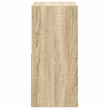 Bedside Table Sonoma Oak 30.5 x 27 x 59.5 cm Engineered Wood