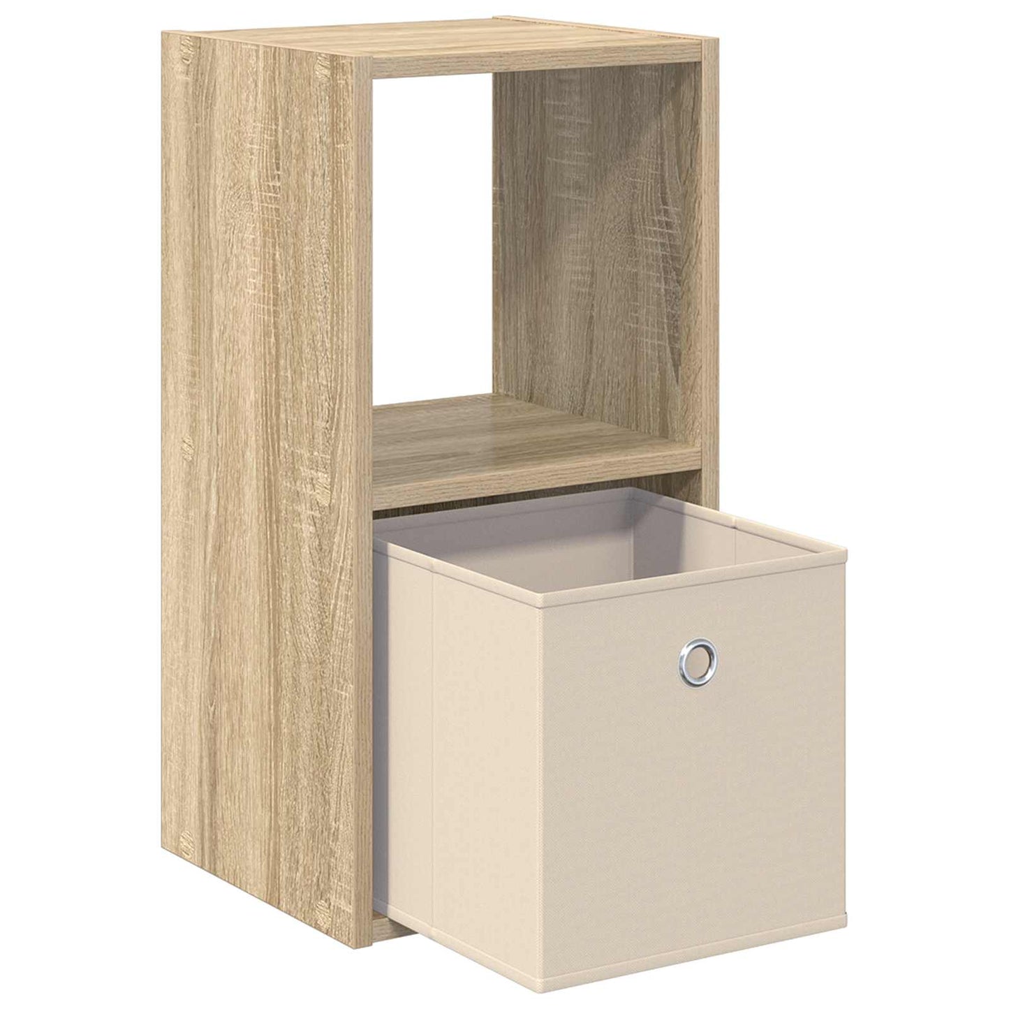 Bedside Table with Drawer 2 pcs Sonoma Oak 30.5 x 27 x 59.5 cm