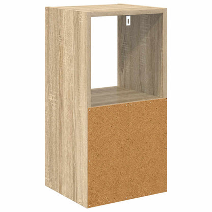 Bedside Table with Drawer 2 pcs Sonoma Oak 30.5 x 27 x 59.5 cm