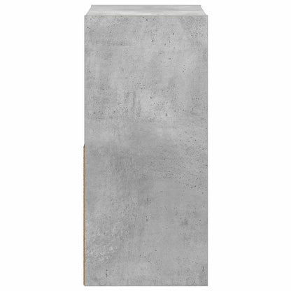Bedside Table Concrete Grey 30.5 x 27 x 59.5 cm Engineered Wood