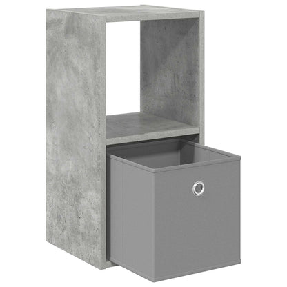 Bedside Table 2 pcs Concrete Grey 30.5 x 27 x 59.5 cm