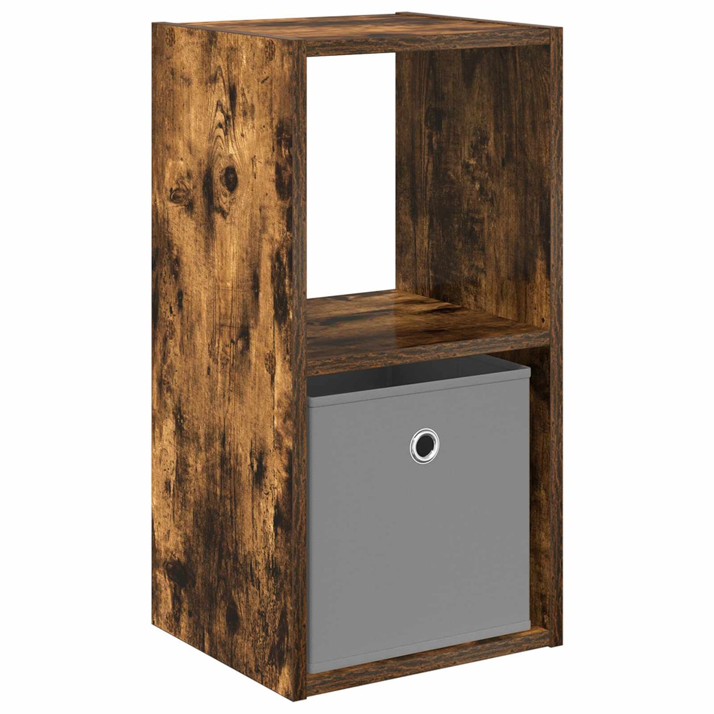Bedside Table Smoked Oak 30.5 x 27 x 59.5 cm Engineered Wood