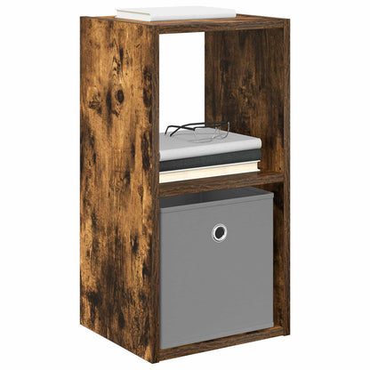 Bedside Table with Drawer 2 pcs Smoked Oak 30.5 x 27 x 59.5 cm