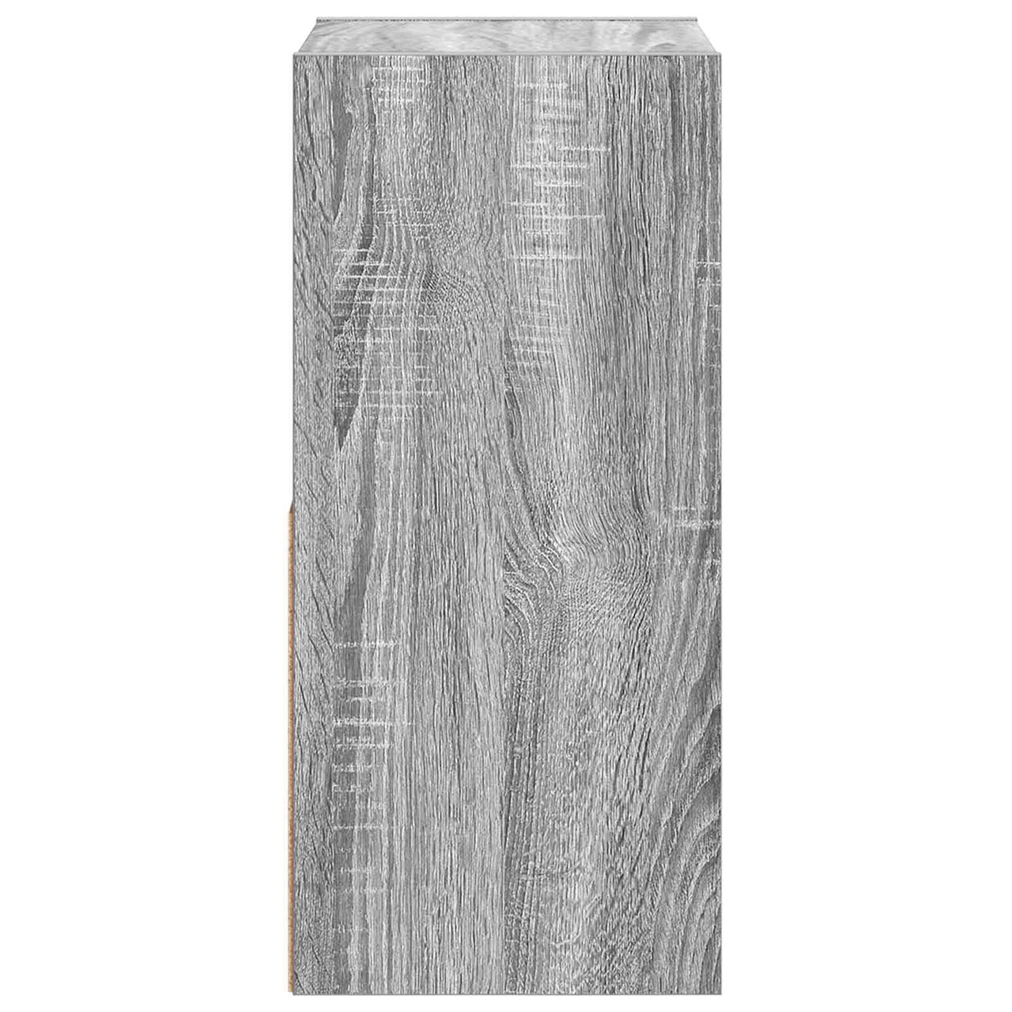 Bedside Table Grey Sonoma 30.5 x 27 x 59.5 cm Engineered Wood