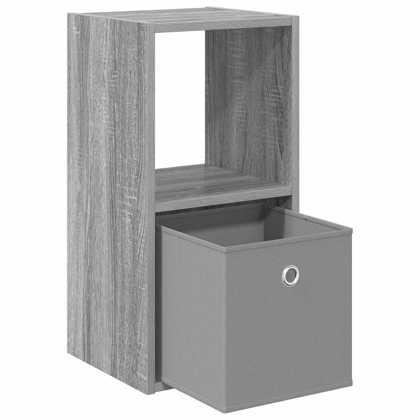 Bedside Table with Drawer 2 pcs Grey Sonoma 30.5 x 27 x 59.5 cm