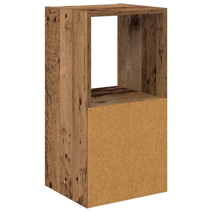 Bedside Table Old Wood 30.5 x 27 x 59.5 cm Engineered Wood