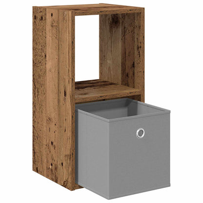 Bedside Table with Drawer 2 pcs Old Wood 30.5 x 27 x 59.5 cm