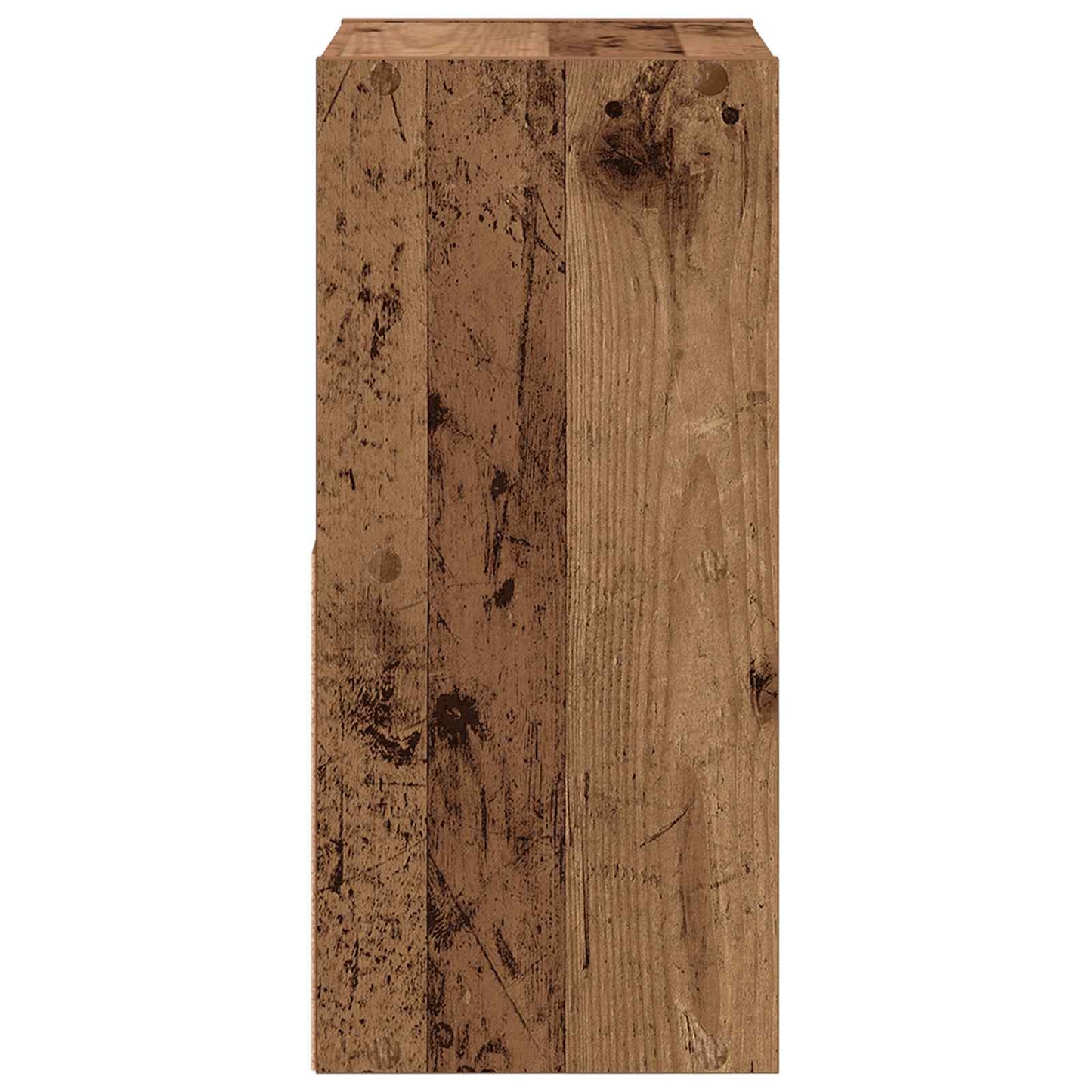 Bedside Table with Drawer 2 pcs Old Wood 30.5 x 27 x 59.5 cm