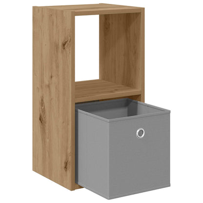 Bedside Table 2 pcs Artisan Oak 30.5 x 27 x 59.5 cm