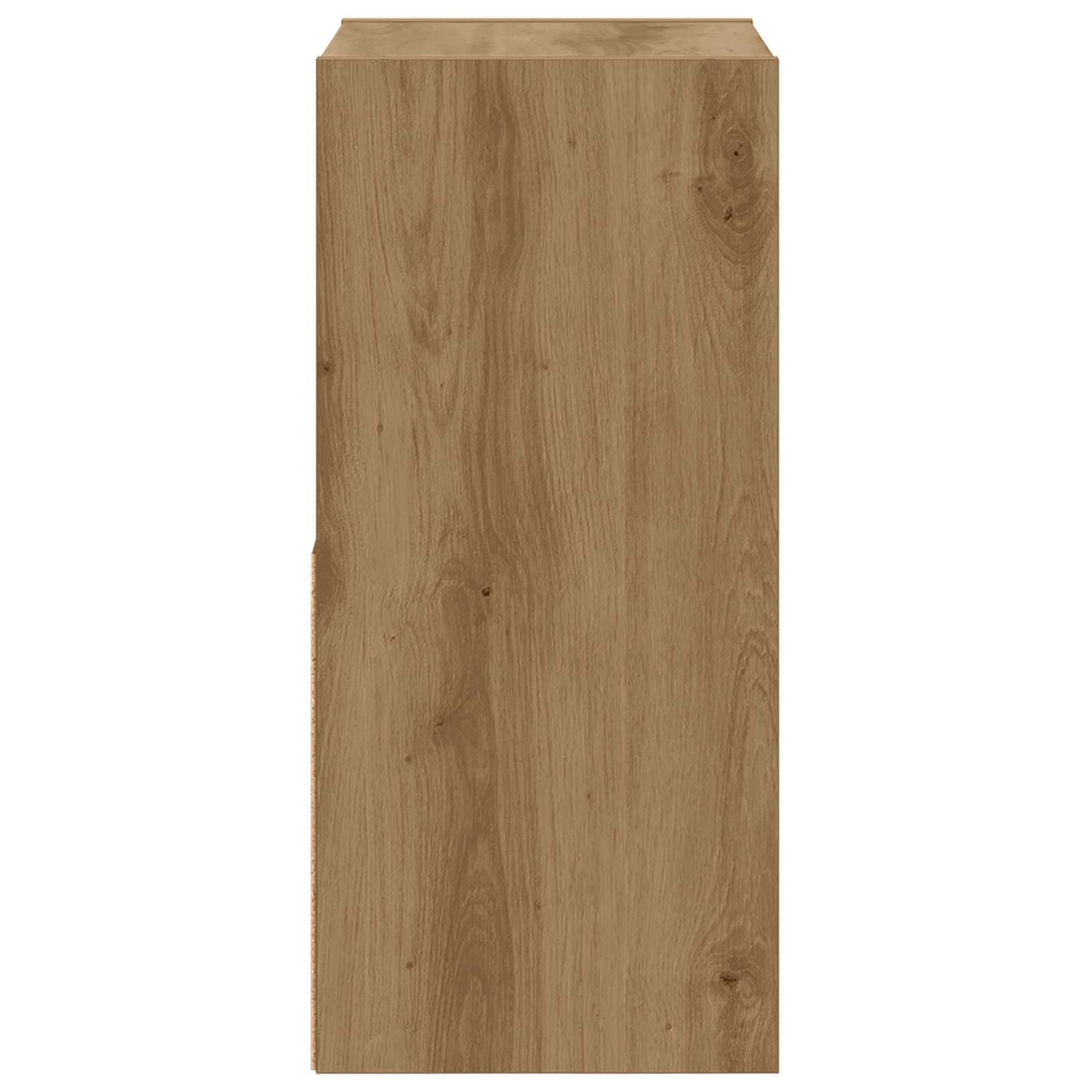 Bedside Table 2 pcs Artisan Oak 30.5 x 27 x 59.5 cm
