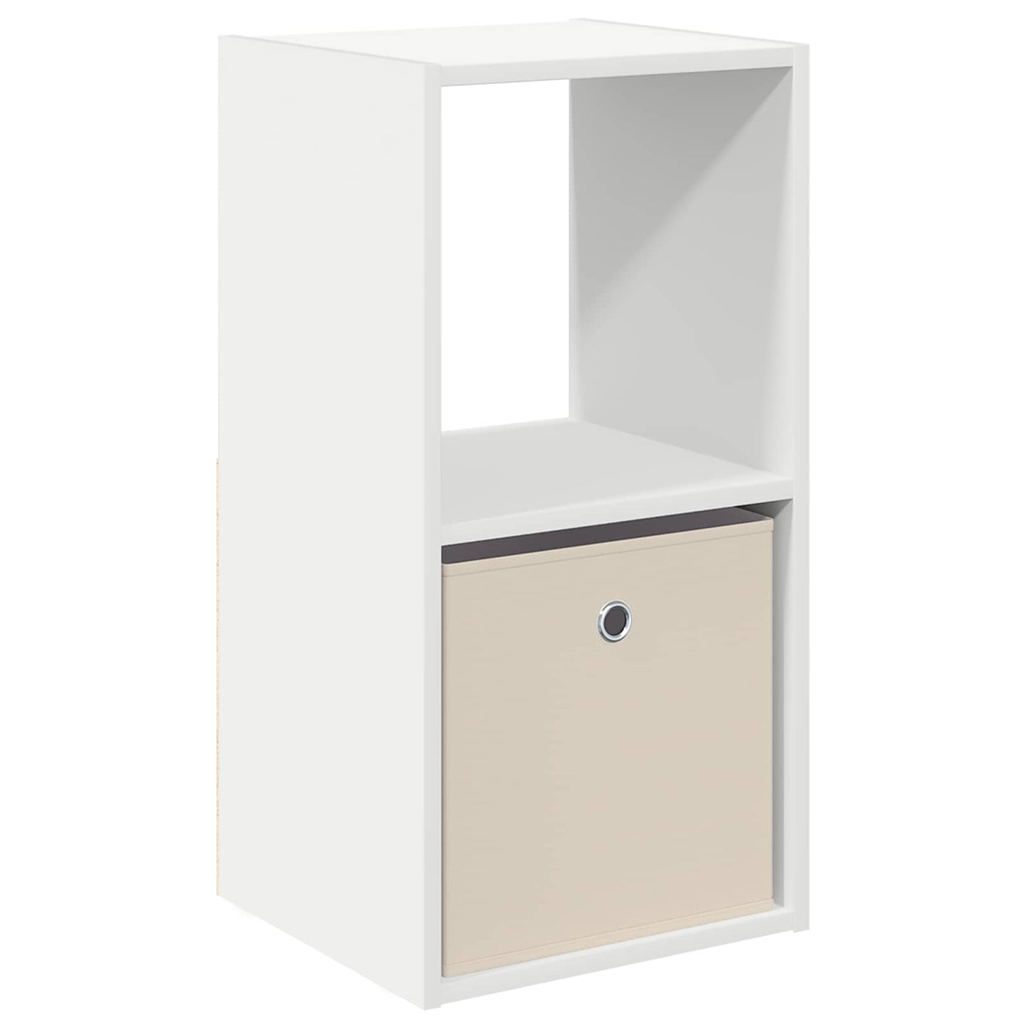 Bedside Table White 35 x 32 x 68.5 cm Engineered Wood