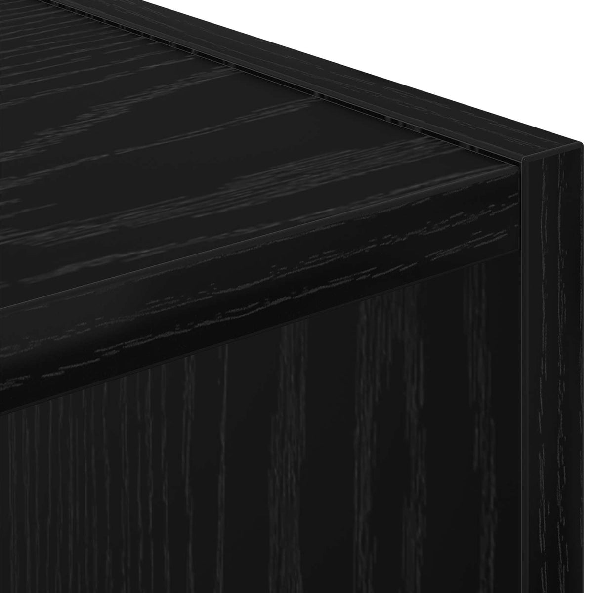 Bedside Table 2 pcs Black Oak 35 x 32 x 68.5 cm Engineered Wood