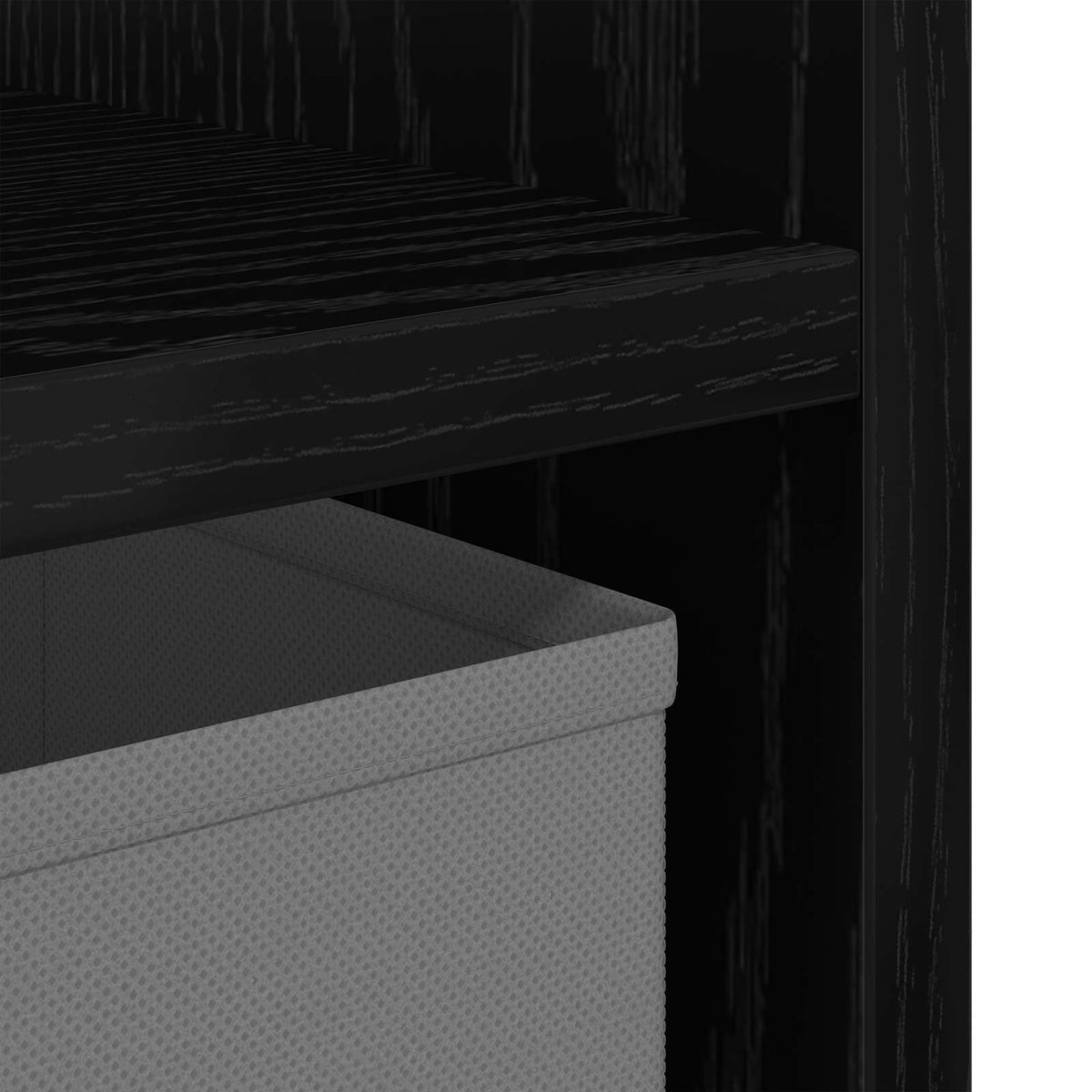 Bedside Table 2 pcs Black Oak 35 x 32 x 68.5 cm Engineered Wood
