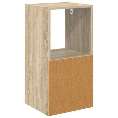 Bedside Table Sonoma Oak 35 x 32 x 68.5 cm Engineered Wood