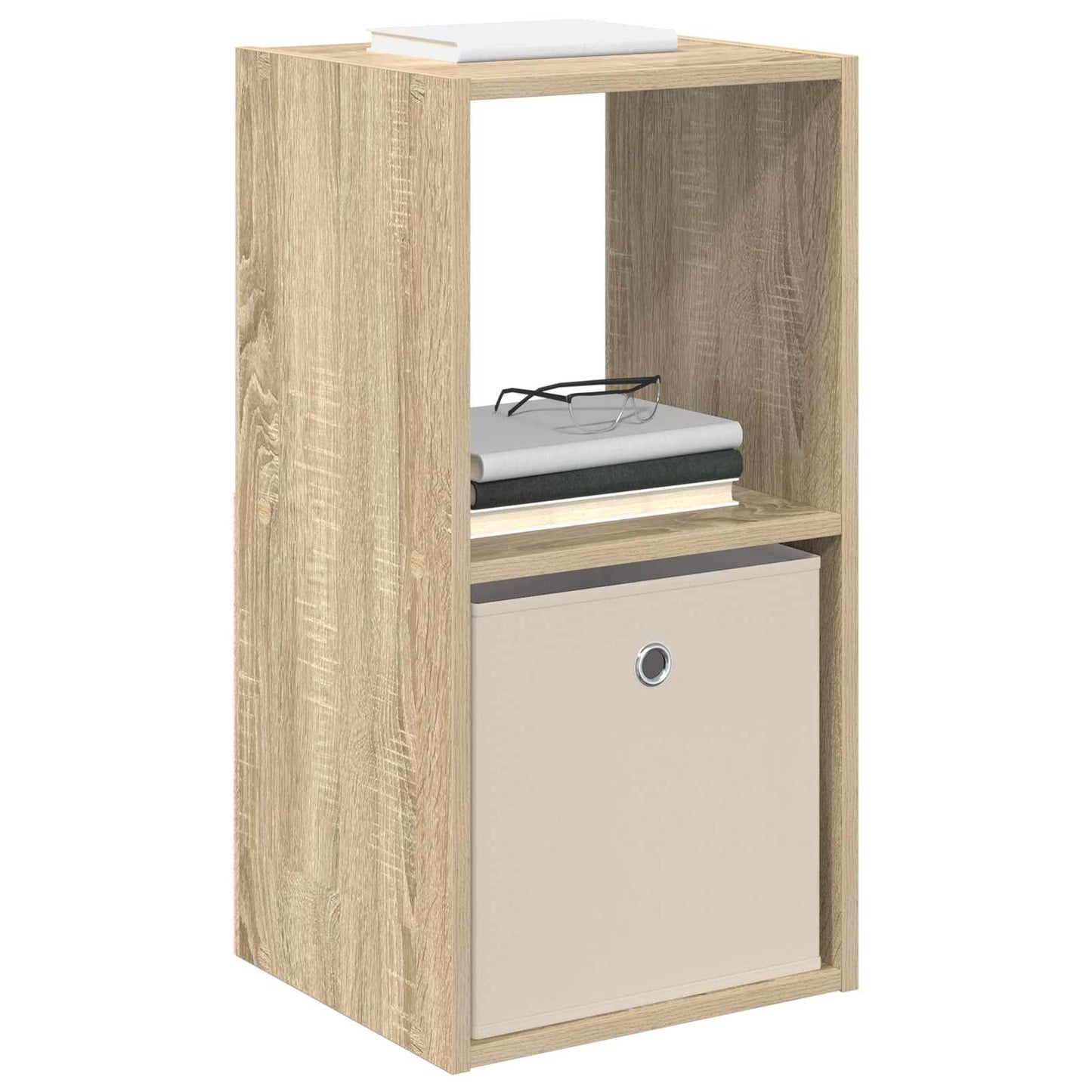 Bedside Table Sonoma Oak 35 x 32 x 68.5 cm Engineered Wood