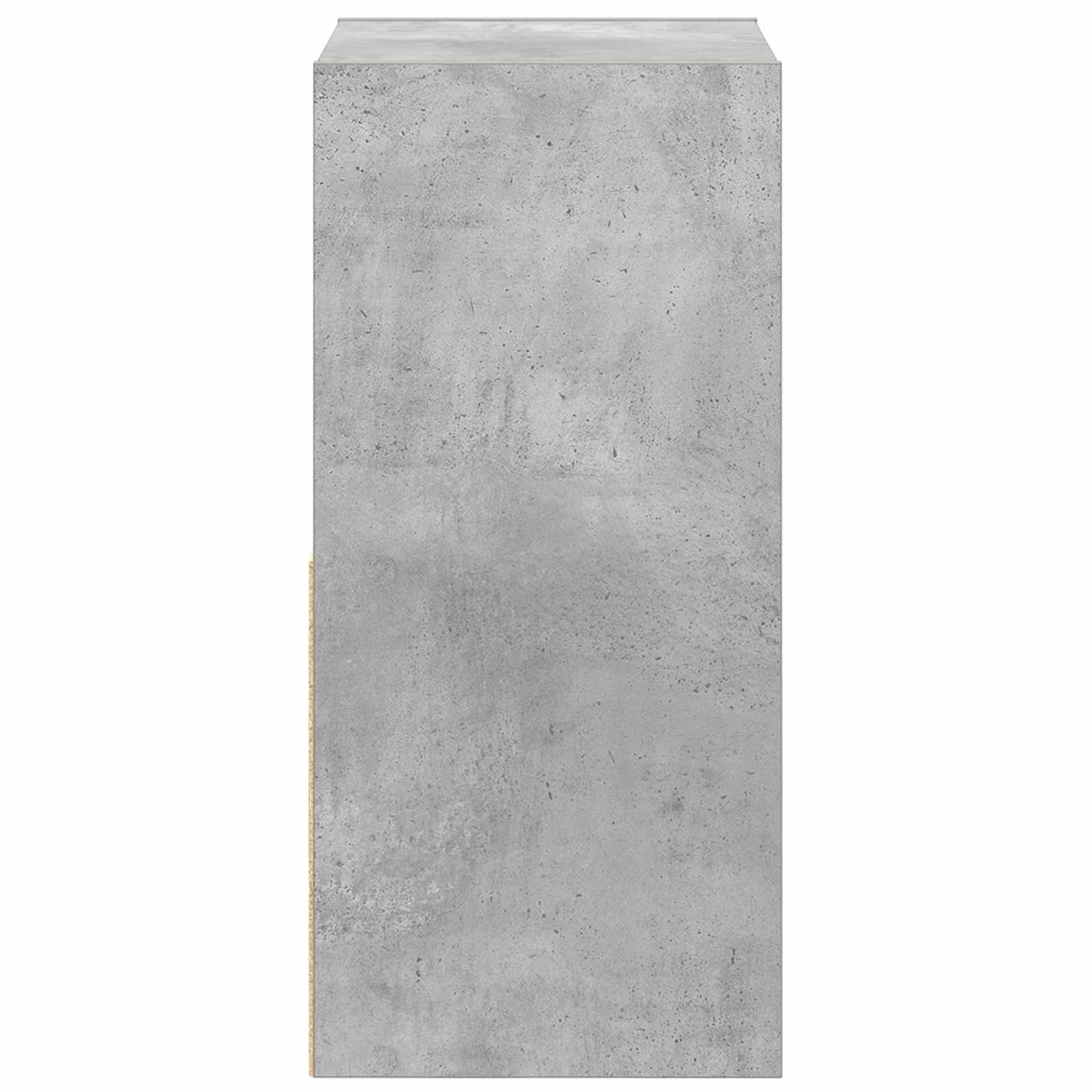 Bedside Table Concrete Grey 35 x 32 x 68.5 cm Engineered Wood