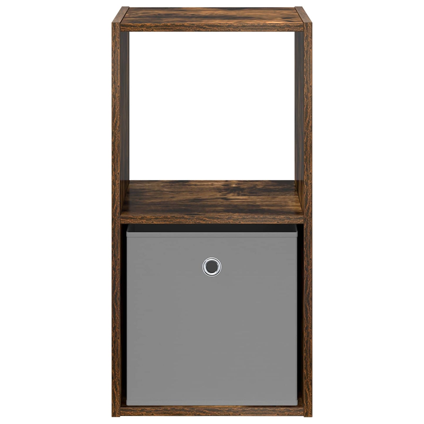Bedside Table Smoked Oak 35 x 32 x 68.5 cm Engineered Wood