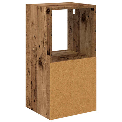 Bedside Table 2 pcs Old Wood 35 x 32 x 68.5 cm Engineered Wood