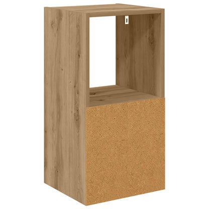 Bedside Table with Drawer 2 pcs Artisan Oak 35 x 32 x 68.5 cm