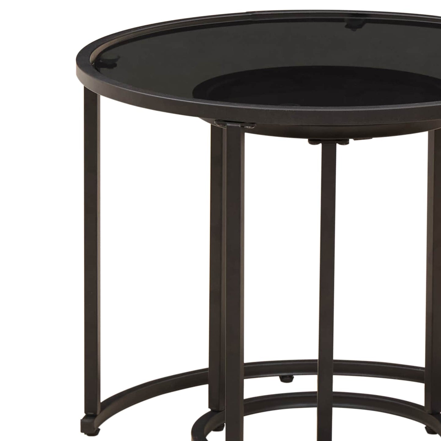 Coffee Table Set 2 pcs 55 x 55 x 45 cm steel