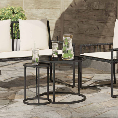 Coffee Table Set 2 pcs 55 x 55 x 45 cm steel