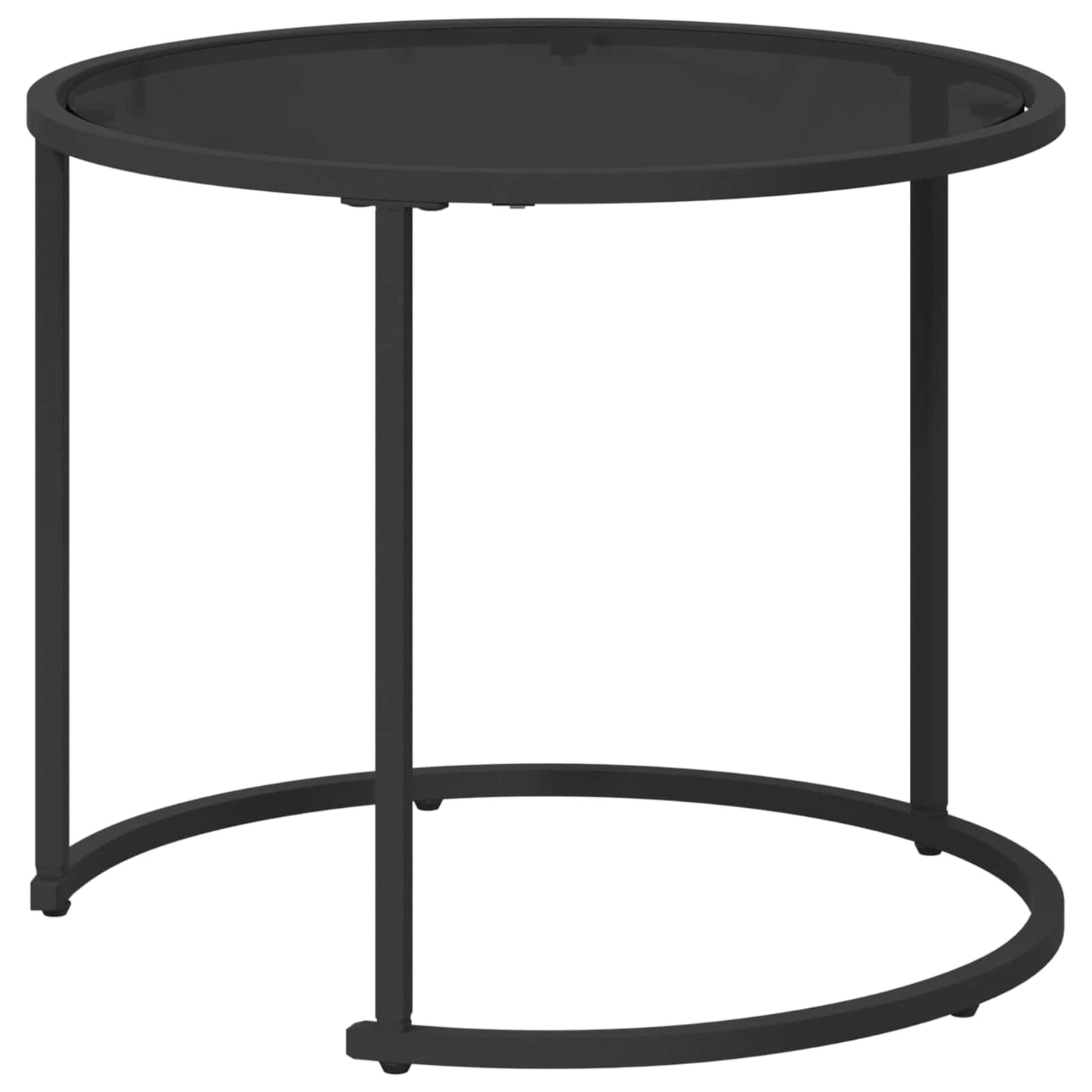 Coffee Table Set 2 pcs 55 x 55 x 45 cm steel