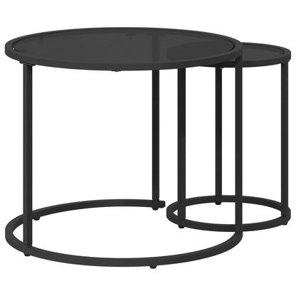 Coffee Table Set 2 pcs 55 x 55 x 45 cm steel