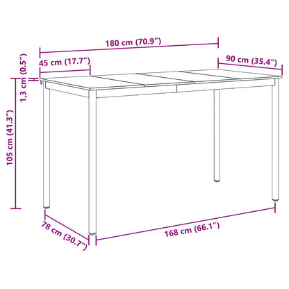 Standing Bar Table Engineered Wood