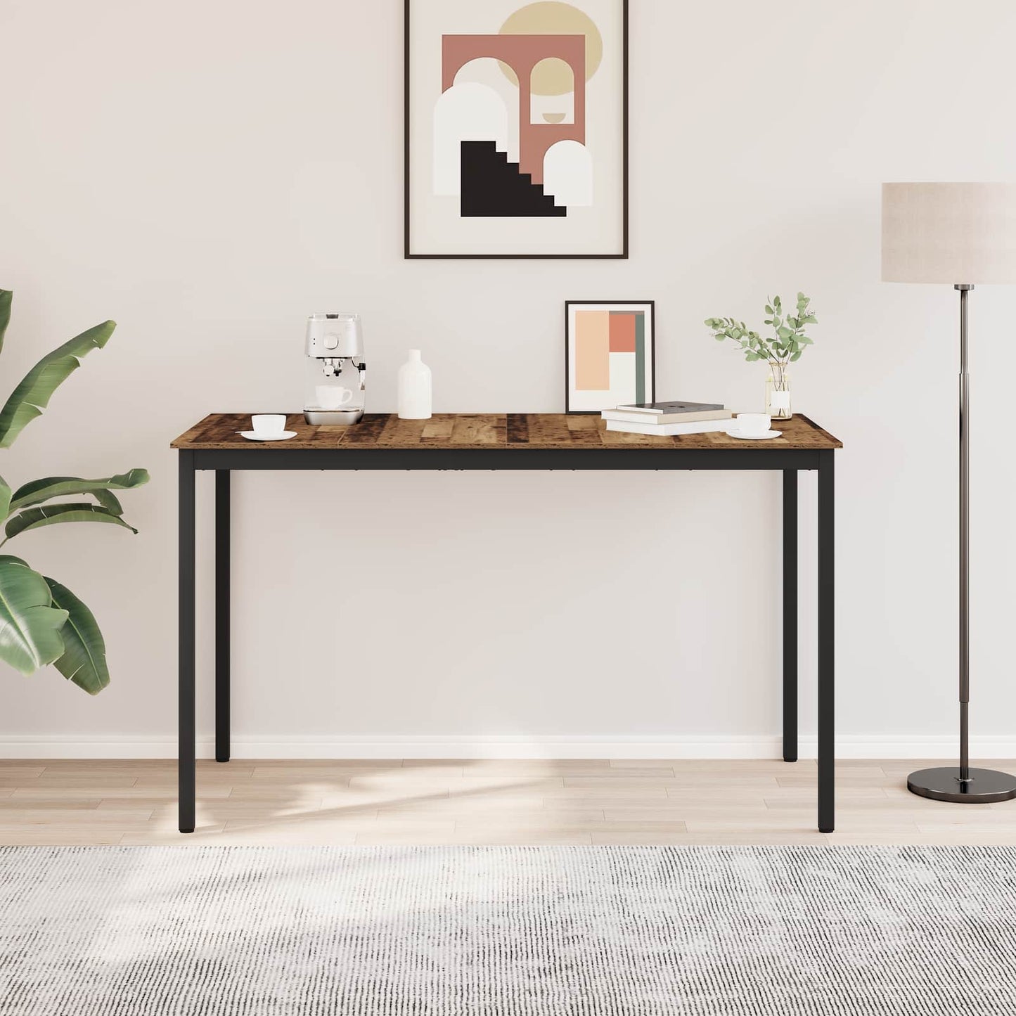 Standing Bar Table Engineered Wood