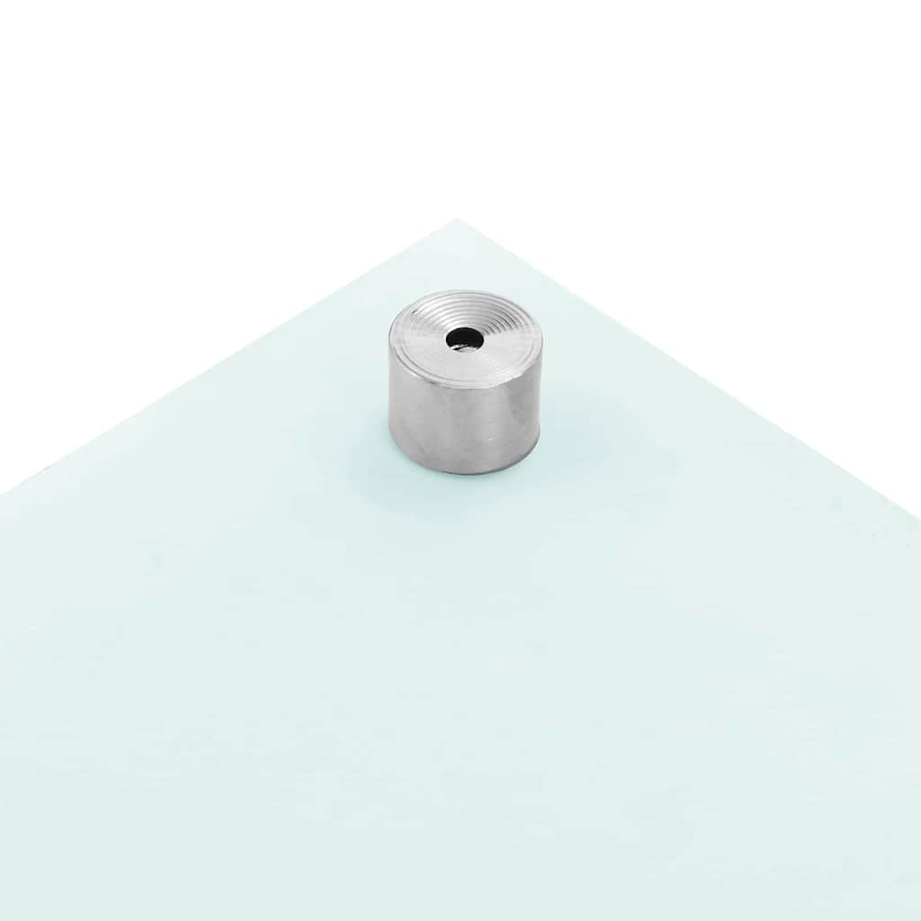 Kitchen Backsplash 2 pcs White 100 x 50 cm Tempered Glass