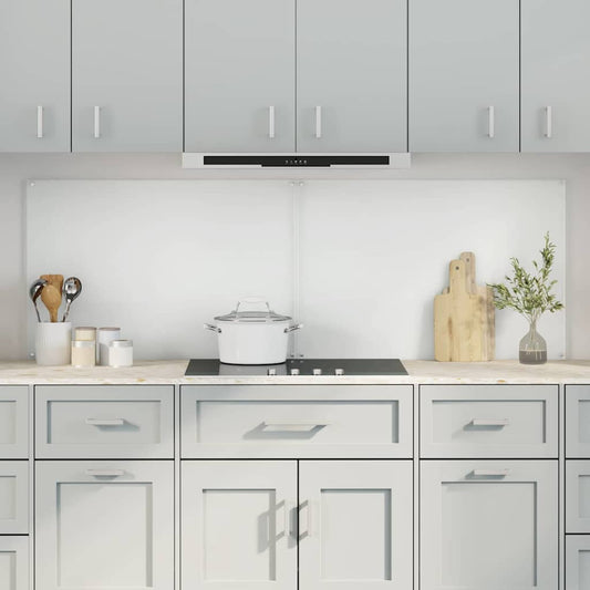 Kitchen Backsplash 2 pcs Transparent 90 x 60 cm Tempered Glass