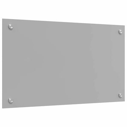 Kitchen Backsplash 2 pcs Light Grey 70 x 40 cm Tempered Glass