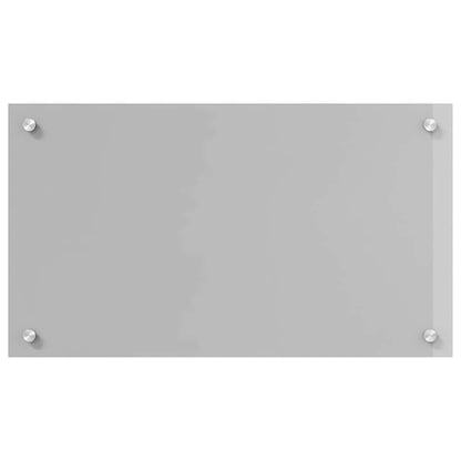 Kitchen Backsplash 2 pcs Light Grey 70 x 40 cm Tempered Glass