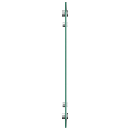 Kitchen Backsplash 2 pcs Light Grey 70 x 40 cm Tempered Glass