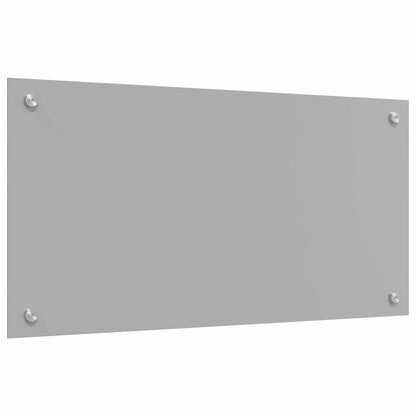 Kitchen Backsplash 2 pcs Light Grey 80 x 40 cm Tempered Glass