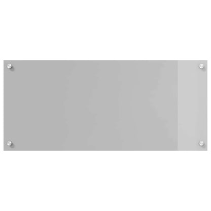 Kitchen Backsplash 2 pcs Light Grey 90 x 40 cm Tempered Glass