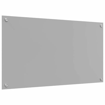 Kitchen Backsplash 2 pcs Light Grey 90 x 50 cm Tempered Glass