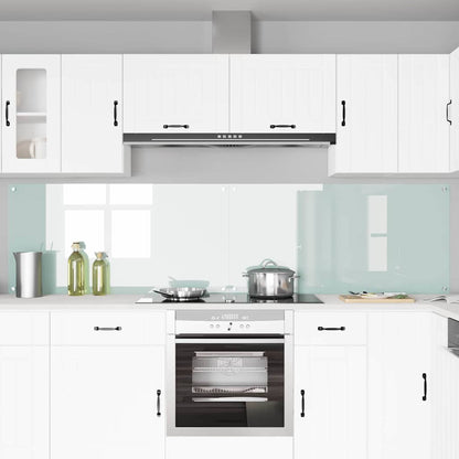 Kitchen Backsplash 2 pcs White 120 x 60 cm Tempered Glass